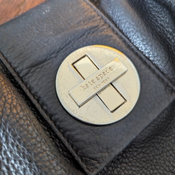 Kate Spade Pebbled Leather Hobo bag black - Picture 6 of 8